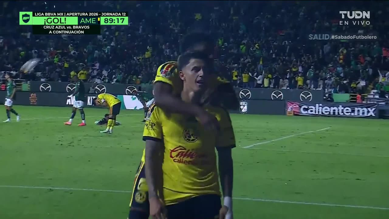 ¡Manita para el América! Rayito Rodríguez y las Águilas vuelan al liderato