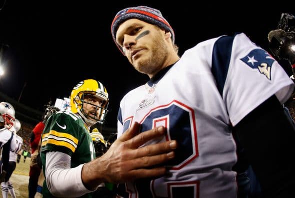 Aaron Rodgers terminó superando a Tom Brady.
