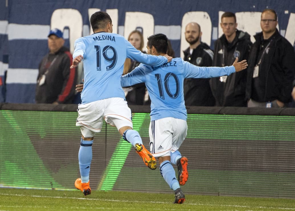 NYCFC asalta la casa de Sporting Kansas City con goles suramericanos