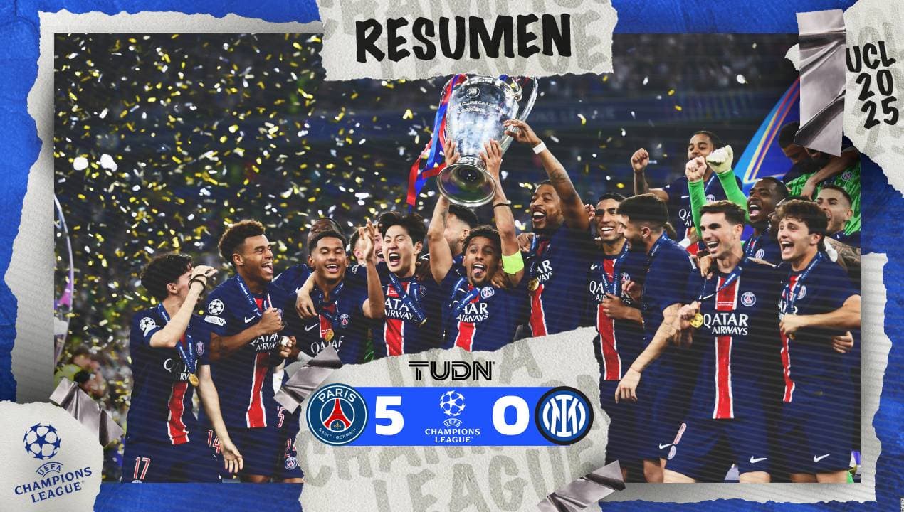 Final Champions League: PSG logra primera 'orejona' con goleada de escándalo al Inter