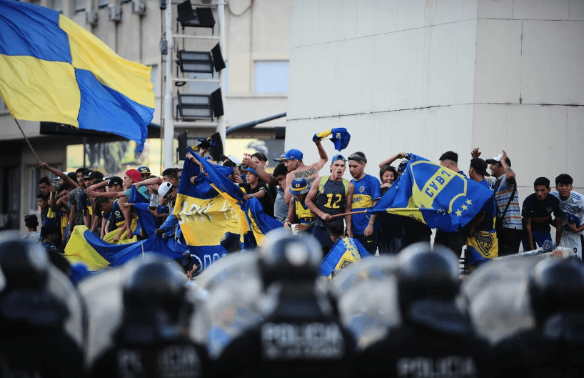 Gran ambiente en el festejo del Día del Hincha de Boca Juniors. La primera vez que se celebró fue el 12-12-12, para demostrar el orgullo de ser bostero.