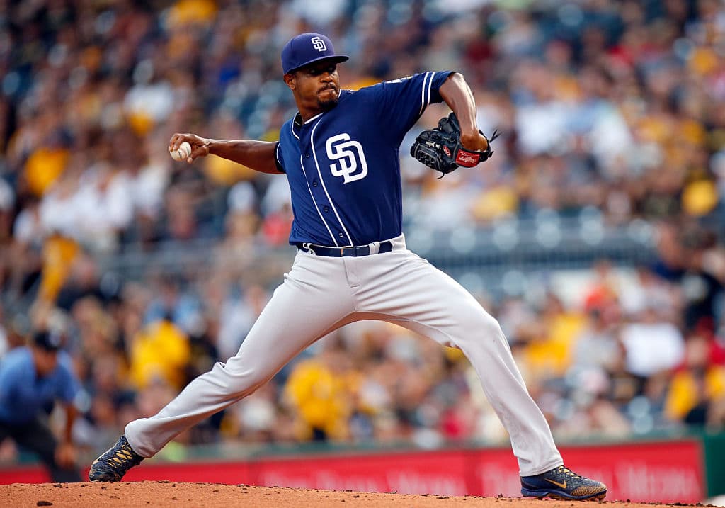 En 2016 Edwin Jackson jugó como lanzador de los San Diego Padres.
