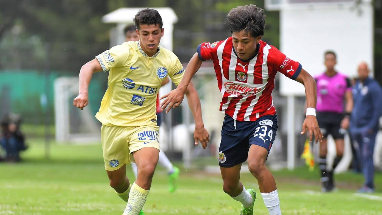América repite dosis a Chivas y avanza a Semis de la Liga MX Sub 18