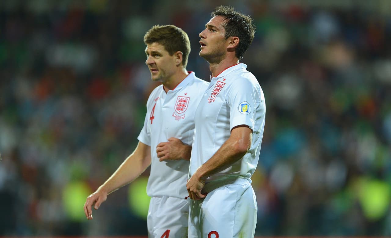 Gerrard y Lampard compartieron muchos años en la selección inglesa.