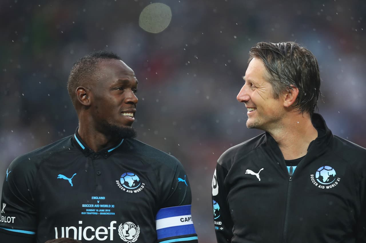 <b>Bondad: </b>esa fama a nivel mundial que tiene Bolt hace que en su nuevo paso por el fútbol sea un referente, incluso para otras figuras del deporte.