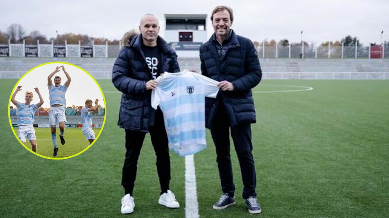 Andrés Iniesta se convierte en copropietario de equipo en Dinamarca
