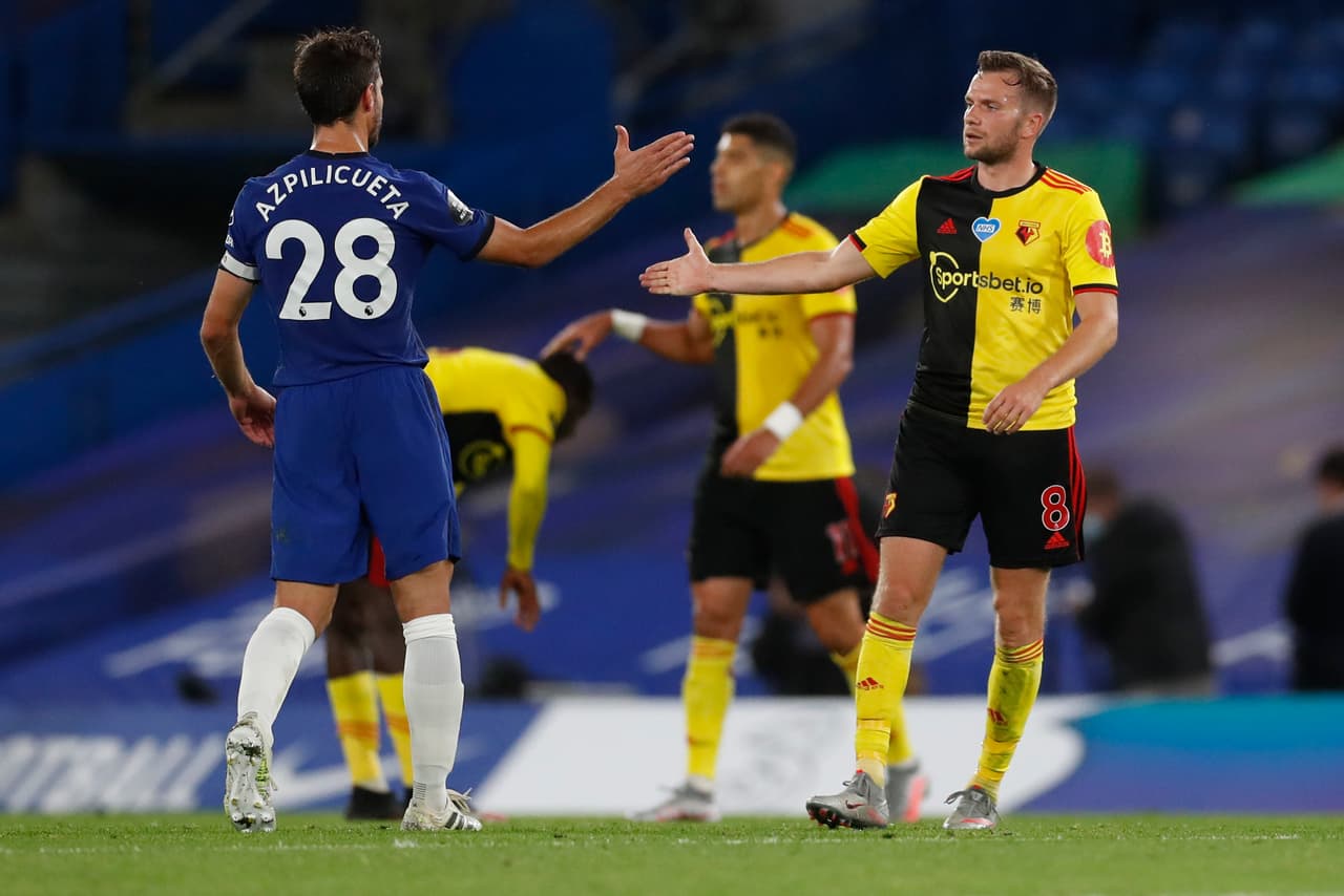 Chelsea se mantiene en lucha por asegurar un lugar en la próxima edición de la UEFA Champions League; cerraron la jornada con 57 unidades. Watford que quedó en 28 puntos y aún peligra su estancia en la Premier League.