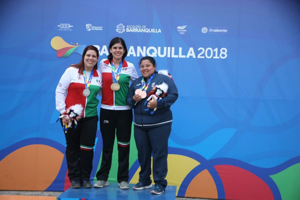 México hace el 1-2 en tiro deportivo individual y se baña de oro por equipos
