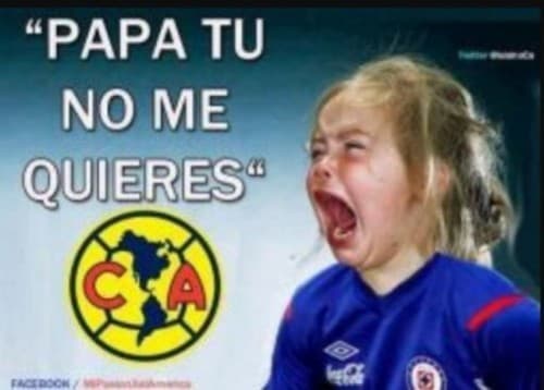 Cruz Azul perdió ante América y le tocó ser blanco de burlas.