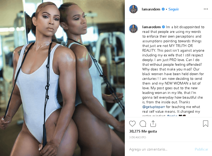 "Mi publicación está dirigida a la 
<b>nueva protagonista </b>de mi vida, que le diré todos los días lo hermosa que es, de adentro hacia afuera", escribió el deportista.