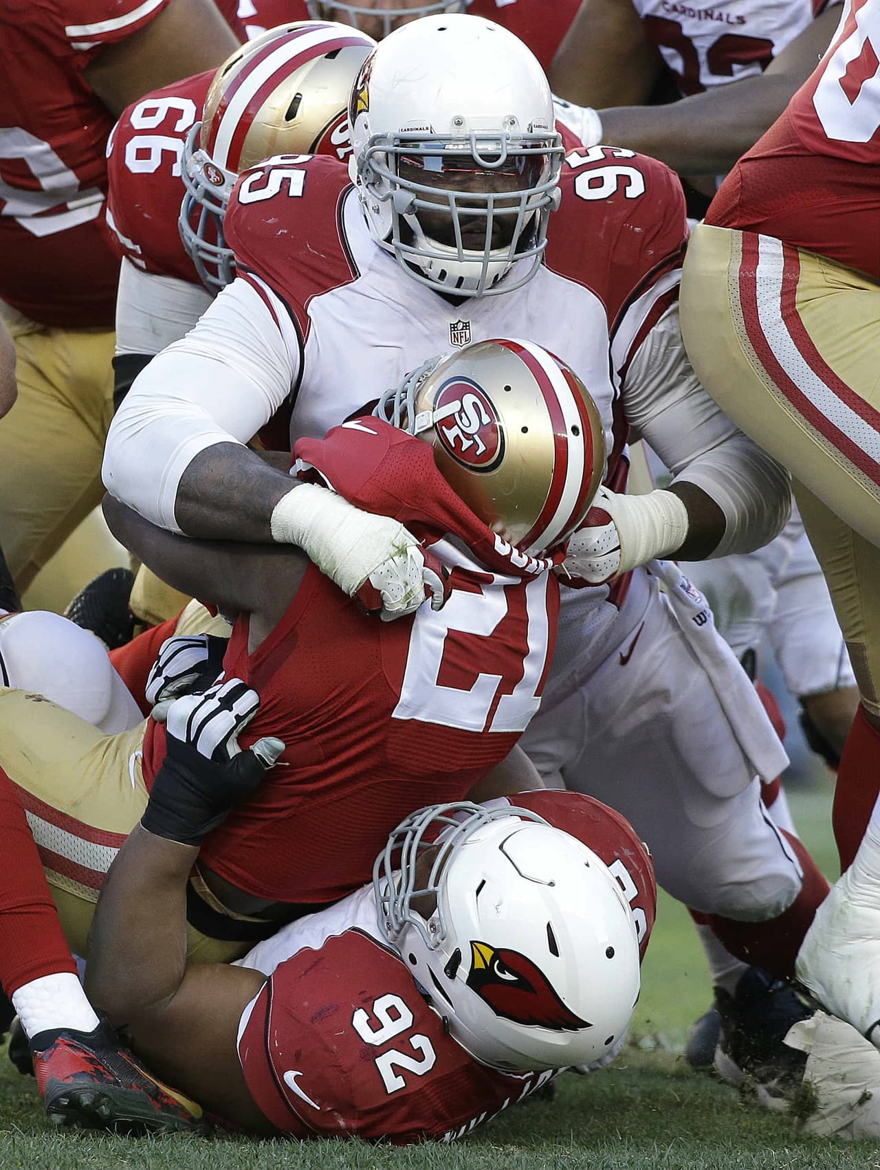 SUPER BOWL XLIX / University of Phoenix Stadium en Glendale Los Arizona Cardinals armaron un buen equipo que con 11 - 5 avanzó de comodín pero, perdieron en esa ronda 27 - 16 con los Carolina Panthers.