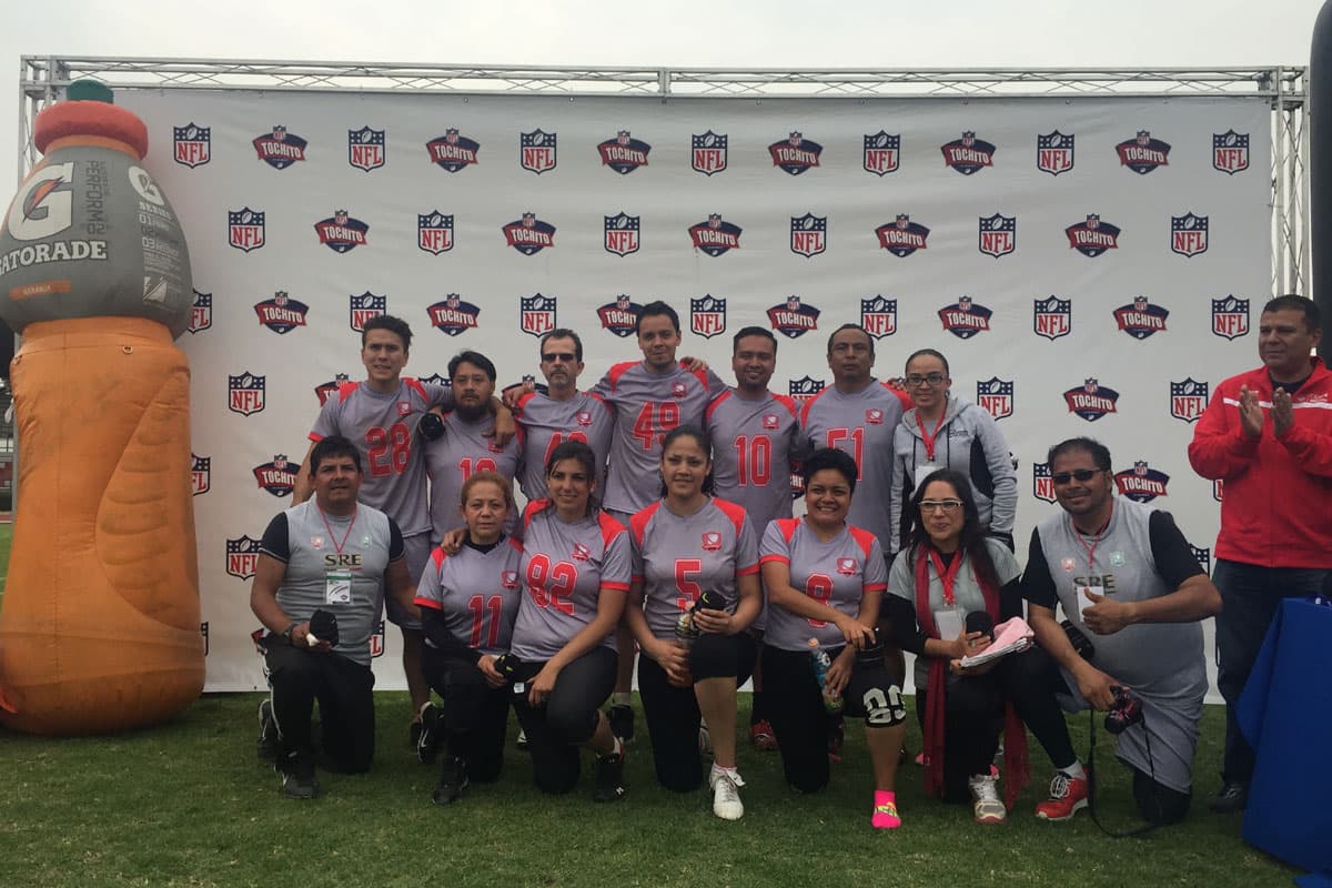 Se jugó bajo la modalidad de tochito mixto.