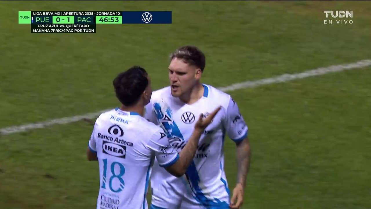 ¡Misil de otra galaxia! Gómez clava un torpedo y empata en Puebla