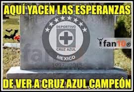 Los cementeros son el equipo que más burlas reciben en la Liga MX y las redes sociales no se olvidaron de 'felicitarlos' por tantos años sin titulo.