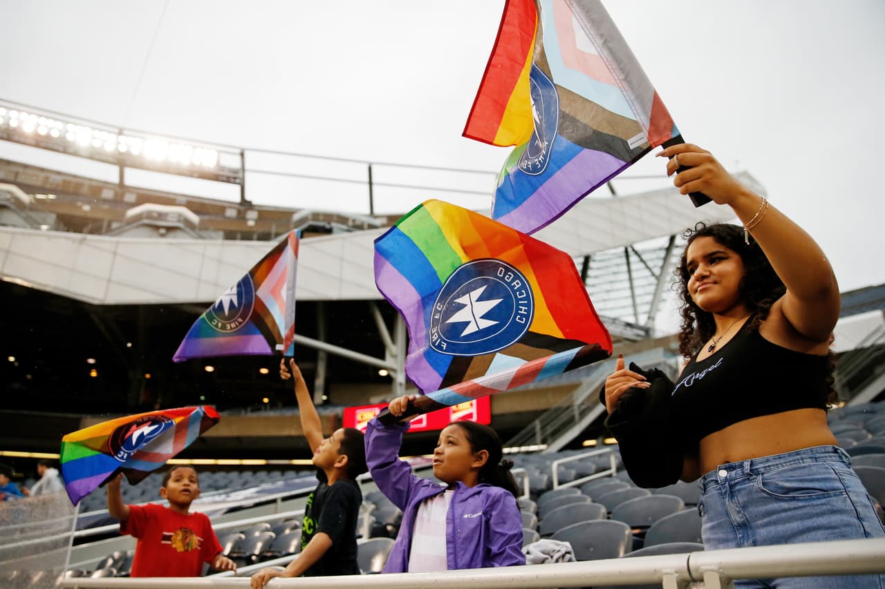 Color y celebración fue lo que se vio en el Soldier Field.
<br>