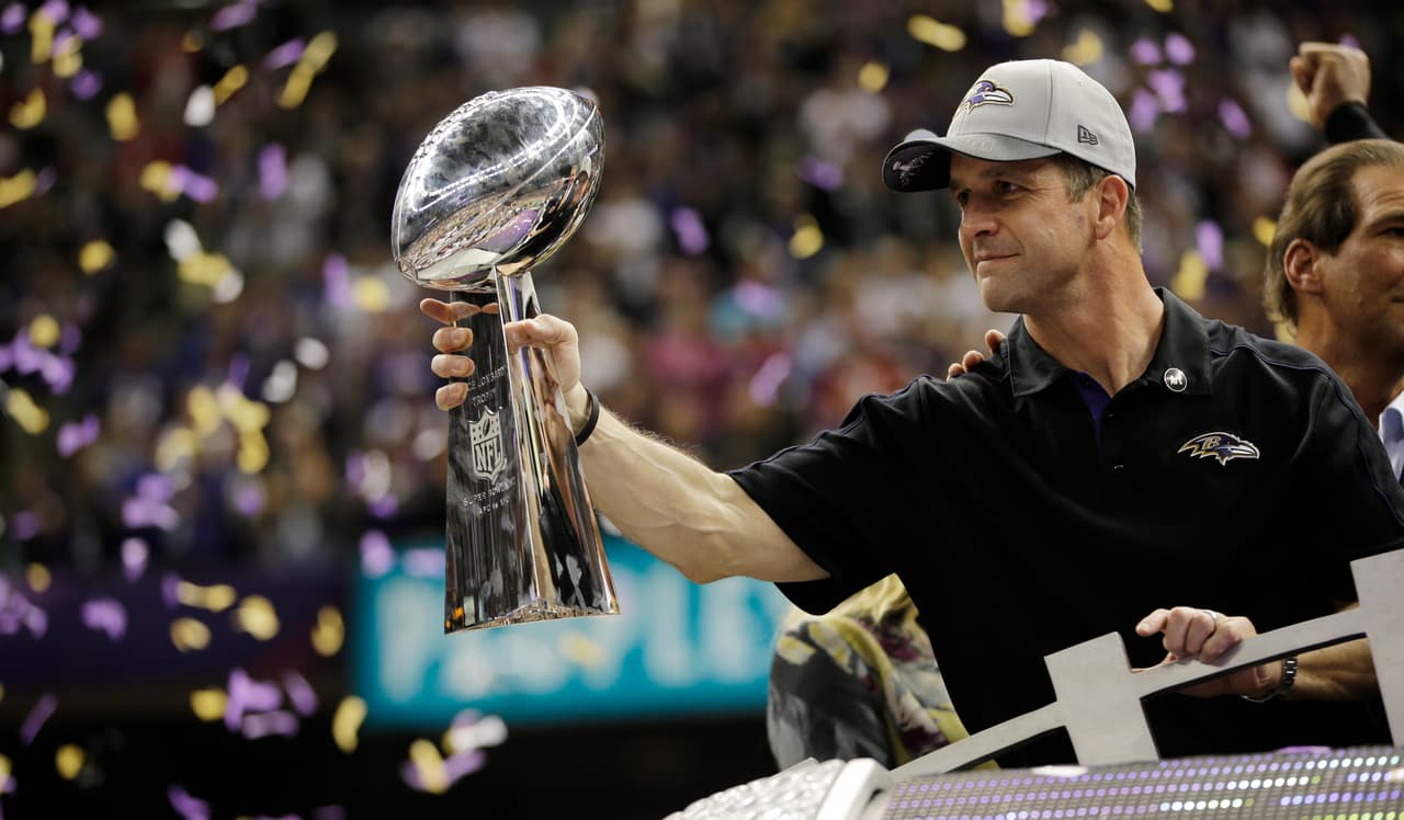 John Harbaugh (2008-2015) (77 victorias, 51 derrotas).