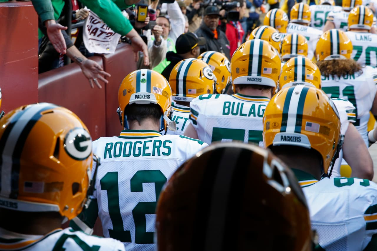 Los fans de los Redskins buscaban saludar a los contrarios.