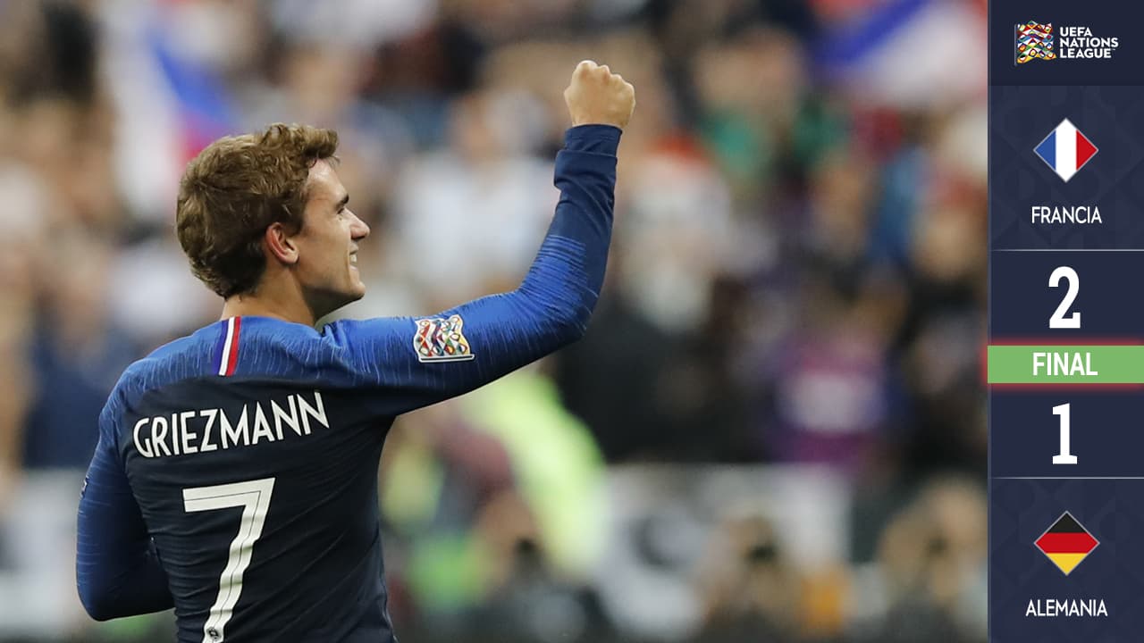 Francia remontó a Alemania con doblete de Griezmann que prolonga la agonía teutona