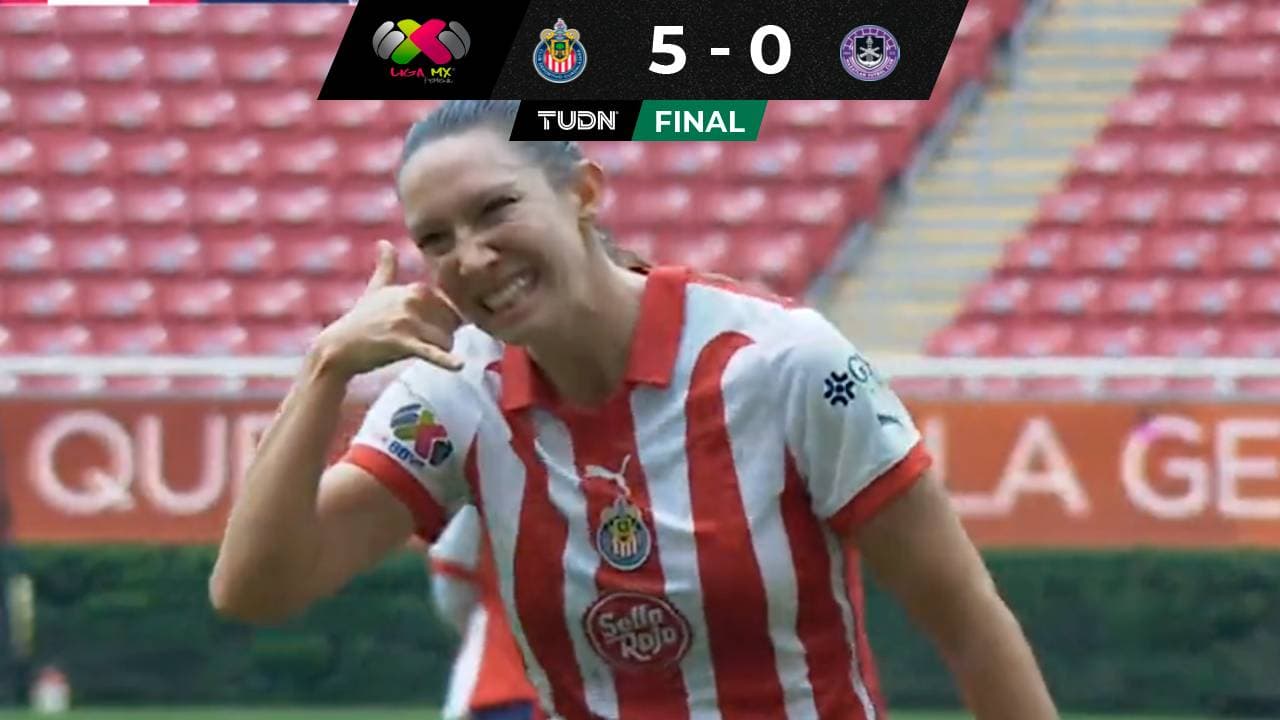 Chivas golea a Mazatlán y sube al tercer lugar de la Liga MX Femenil 
