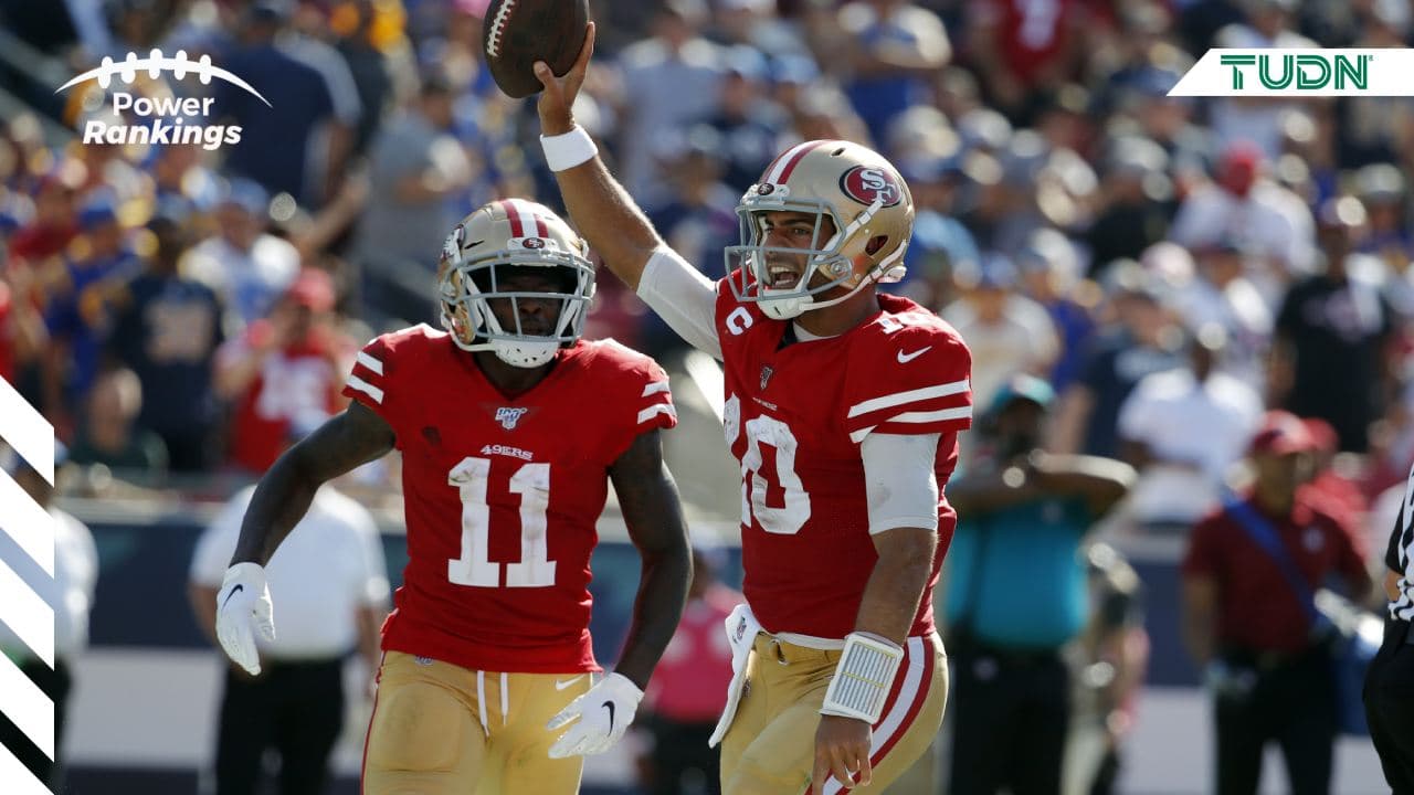 Saluden a los 49ers, los nuevos líderes de los Power Rankings