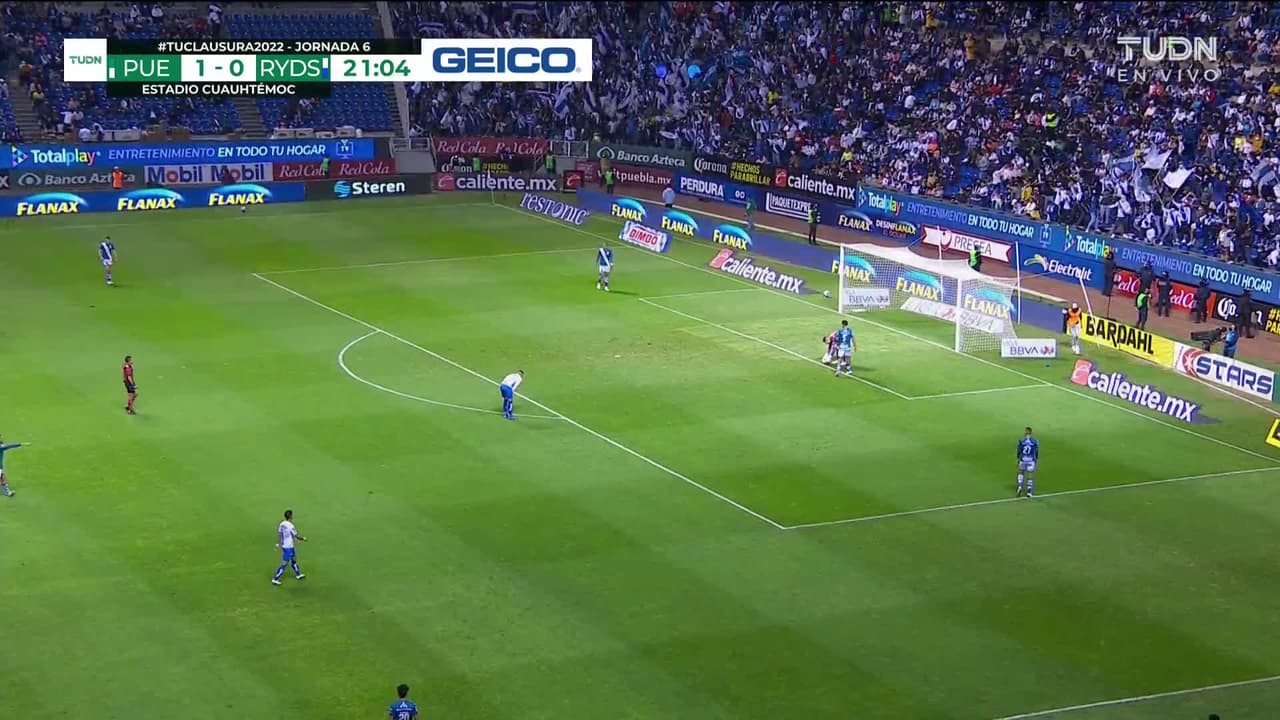 ¡TIRO ATAJADO! disparo por Federico Mancuello.