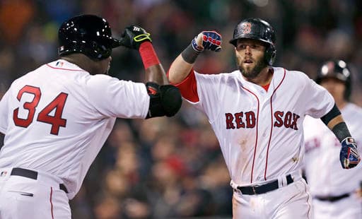 Boston apalea a Atlanta con grand slam de Dustin Pedroia