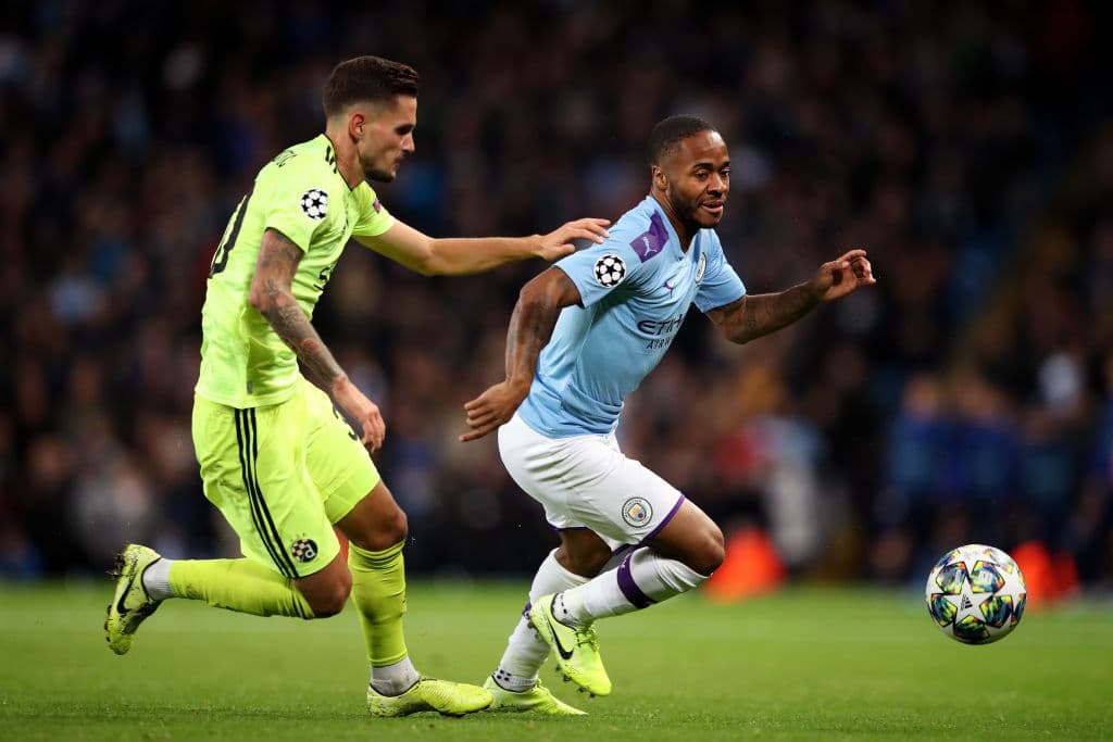 Con goles de Raheem Sterling (66) y Phil Foden (90+5), el city gana y asegura el liderato del grupo C con 6 unidades.