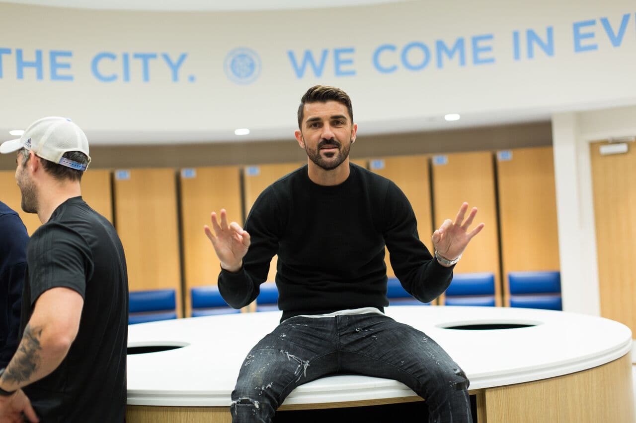 David Villa dio el visto bueno a la nueva casa de su equipo. (NYCFC)