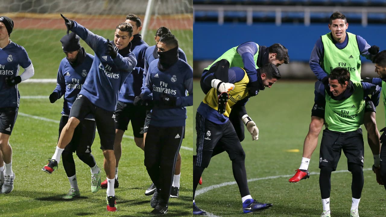 En medio del frío en Japón, Real Madrid hizo una práctica luego de su triunfo en semifinales contra el América. En el equipo español, se nota buen ánimo con miras a su partido contra Kashima, con un Cristiano Ronaldo motivado, un Sergio Ramos concentrado y un equipo que vive la fiesta del Mundial de Clubes.
