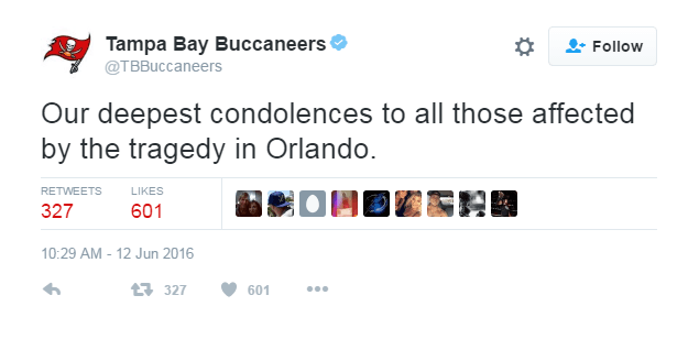 El deporte también lamenta ataque en Orlando