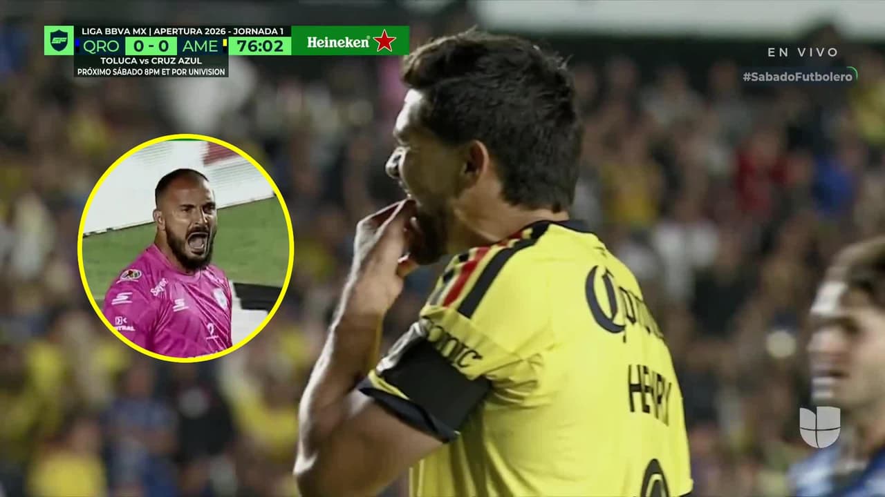 ¡Henry Martín falla el penal, Allison lo ataja de buena manera!