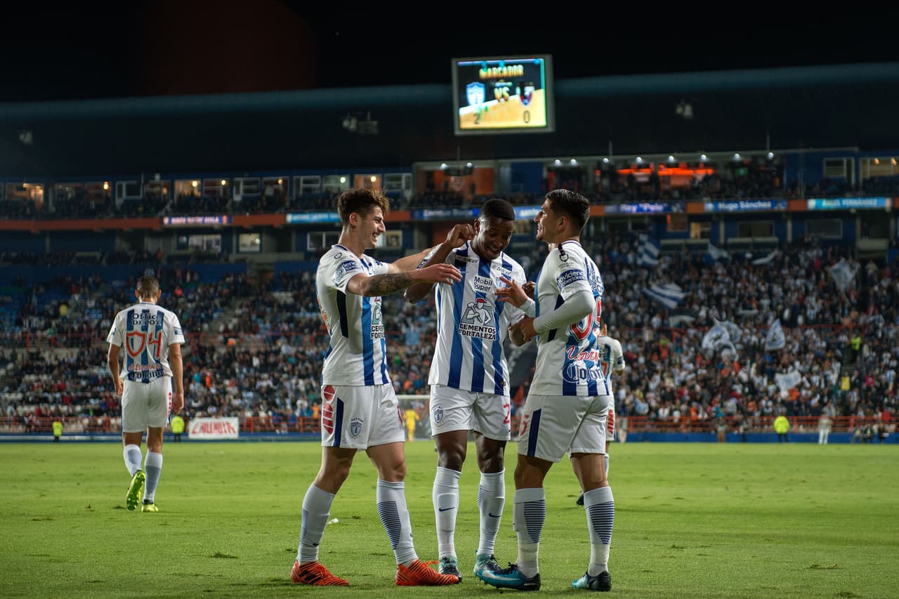 El tanto de Guzmán dejó claro que era Pachuca el que imponía el ritmo de juego.