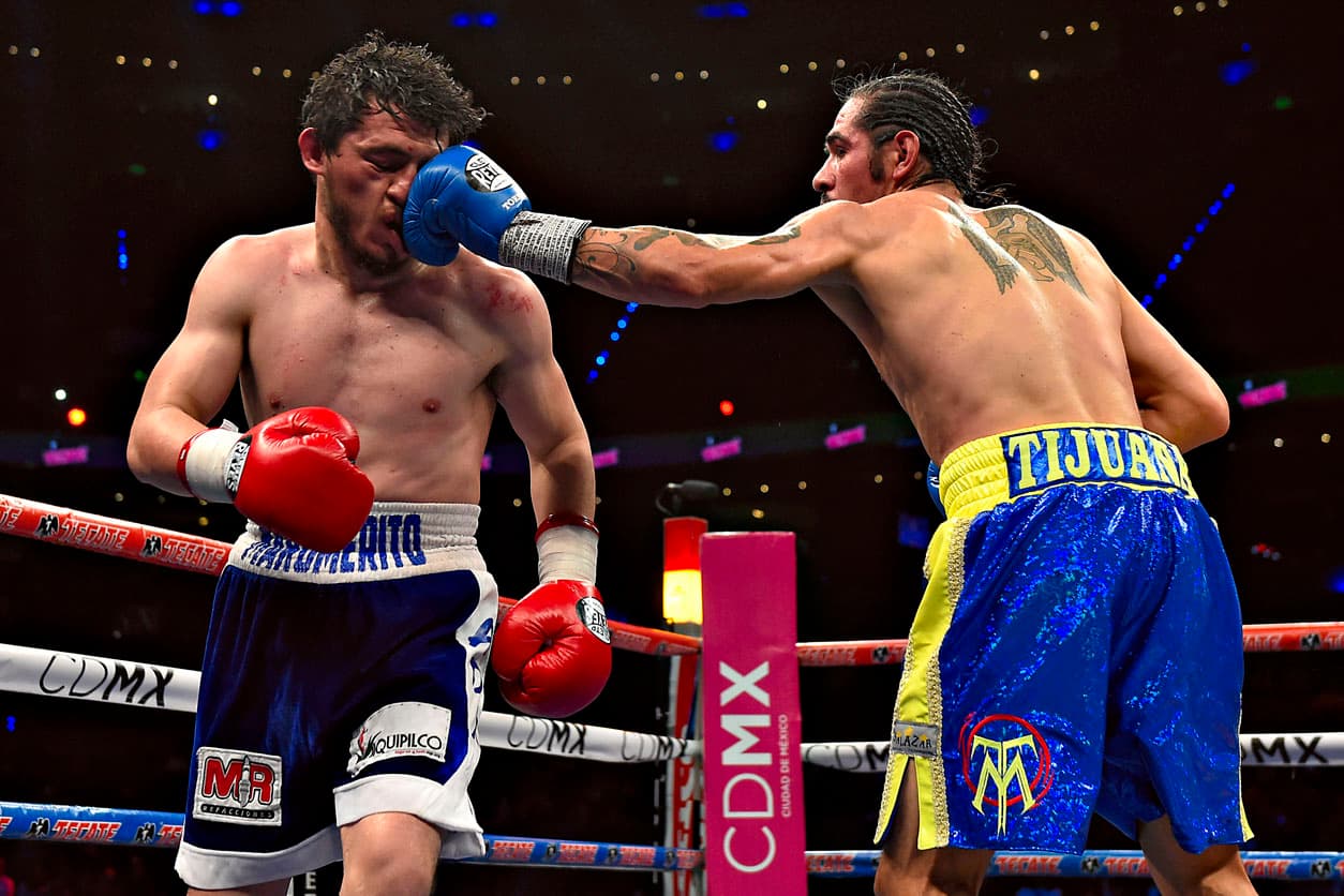 Antonio Margarito se levantó de la lona para vencer por decisión unánime a Jorge 'Maromerito' Paéz. Fue el regreso al ring del 'Tornado de Tijuana' después de cuatro años de ausencia.