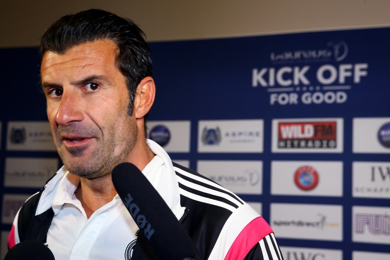 Luis Figo: "Para mí el Madrid es favorito contra Nápoles y para ganar Champions"