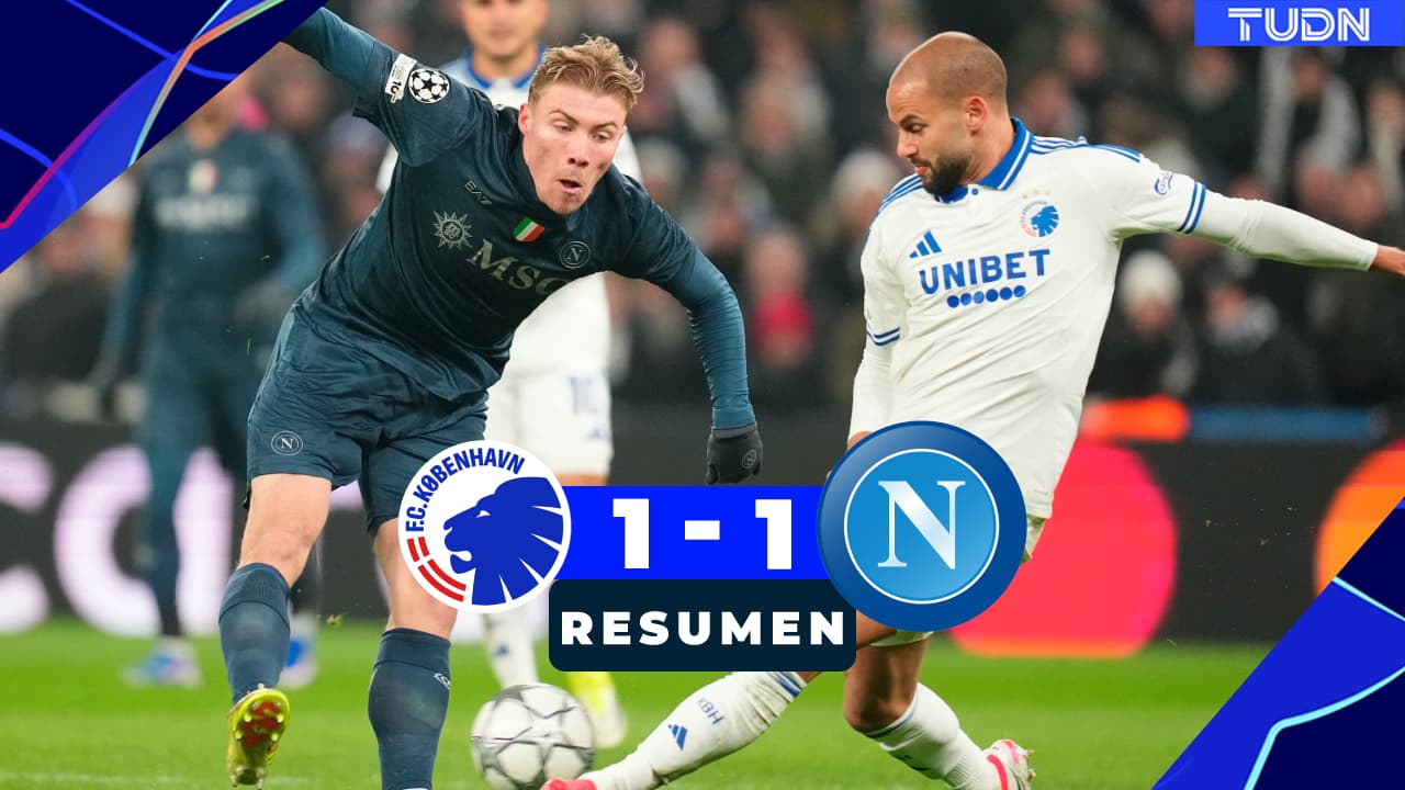 Resumen | Napoli pierde puntos vitales ante Copenhague