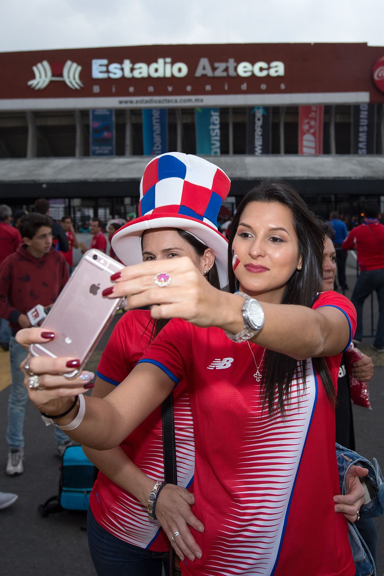 Siempre queda tiempo para una "selfie".