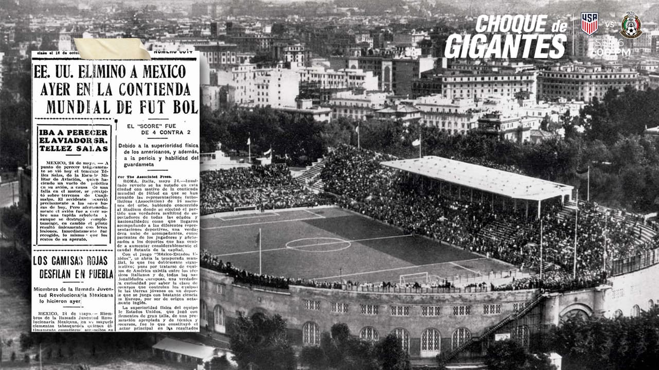 El primer duelo entre México y Estados Unidos se celebró en Roma.