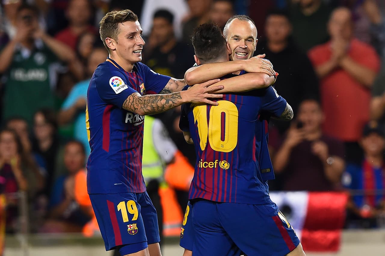 Barcelona mantiene distancia en La Liga a costa del Málaga