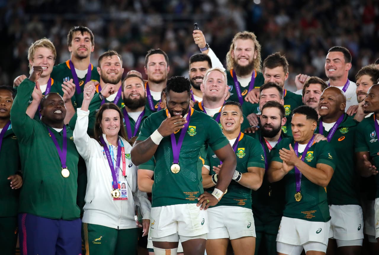 Los mundiales de 1995, 2007 y 2019 han sido para los Springboks.