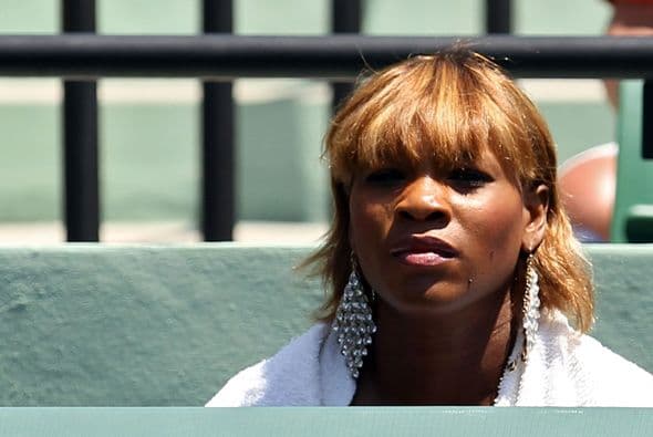 Su hermana Serena estaba muy nerviosa porque veía a Venus sufrir en la cancha.