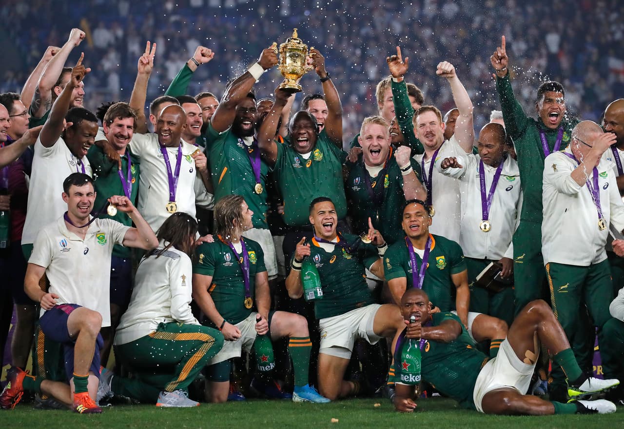 Los mundiales de 1995, 2007 y 2019 han sido para los Springboks.