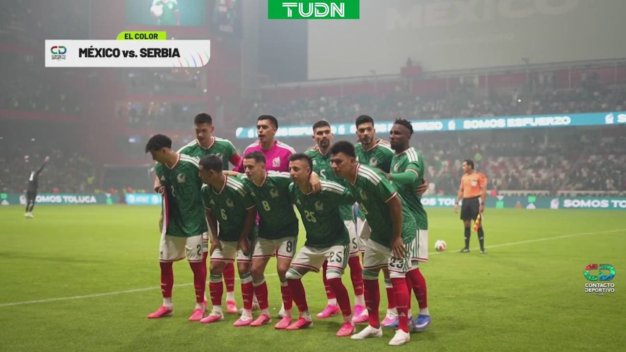 El Color del México ante Serbia en Toluca
