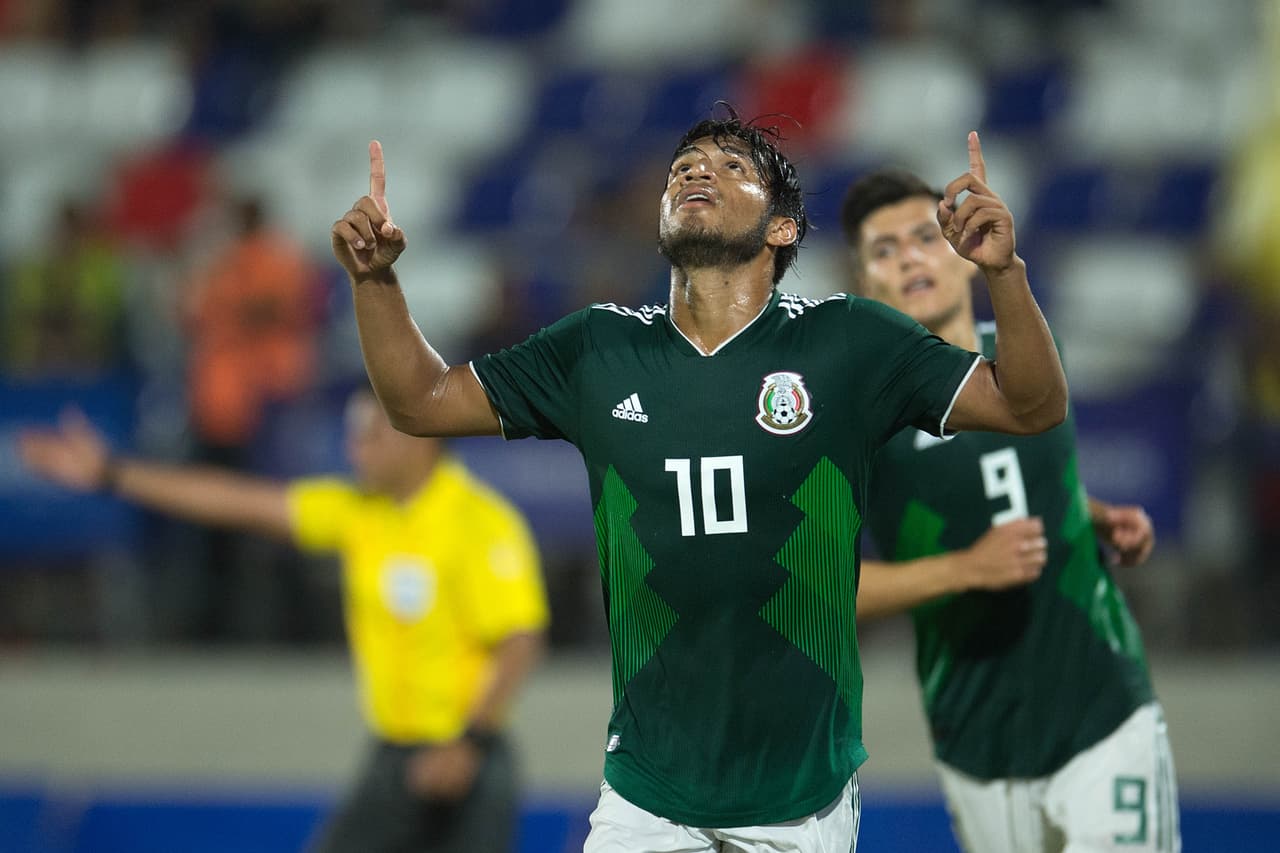 El delantero del Tampico Madero, Eduardo Aguirre, anotó el gol de México al minuto 41 del encuentro.