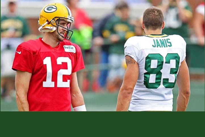 Aaron Rodgers no sabe quién podría ganarse el puesto de receptor N° 3