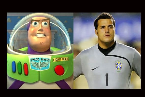 Si bien es cierto de que se trata de buscar disfraces que generen miedo, a Julio César le quedaría muy bien ponerse una 'pecera' redonda para quedar listo como 'Buzz Lightyear'. (Foto: Twitter)
