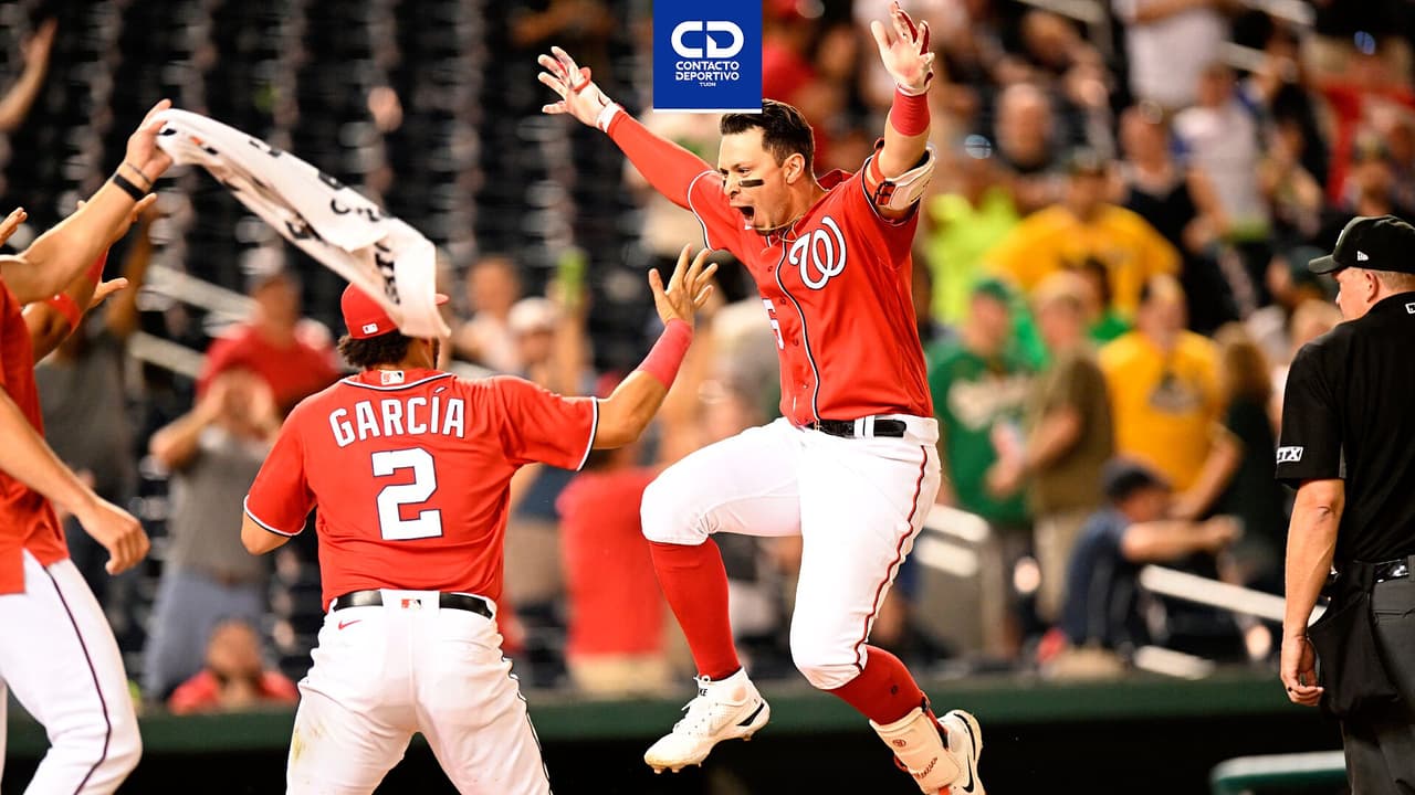 ¡De vuelta entera! Joey Meneses le da el triunfo a los Nationals