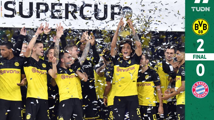 Dortmund se coronó en la Supercopa de Alemania