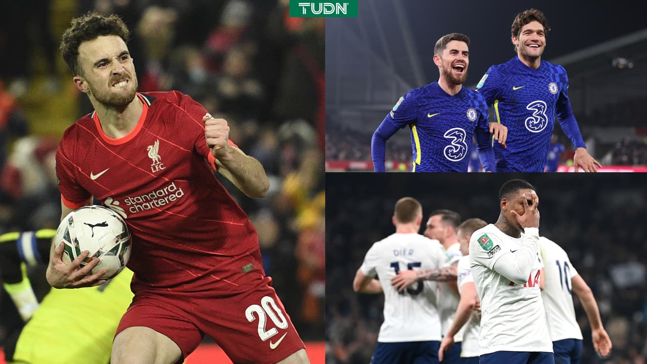 Chelsea, Tottenham y Liverpool sufren pero avanzan en la Carabao Cup