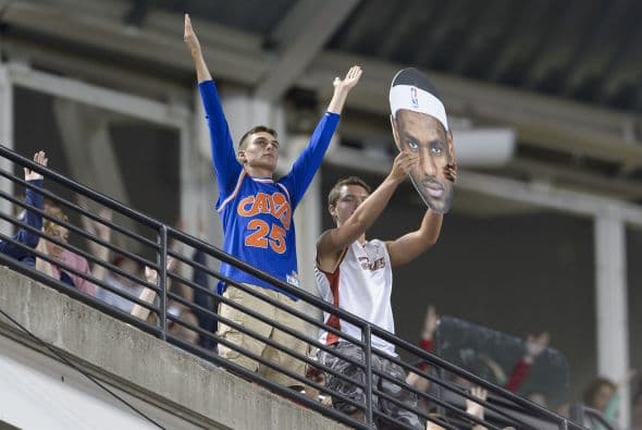 El hijo pródigo del Estado de Ohio está de regreso en Cleveland...