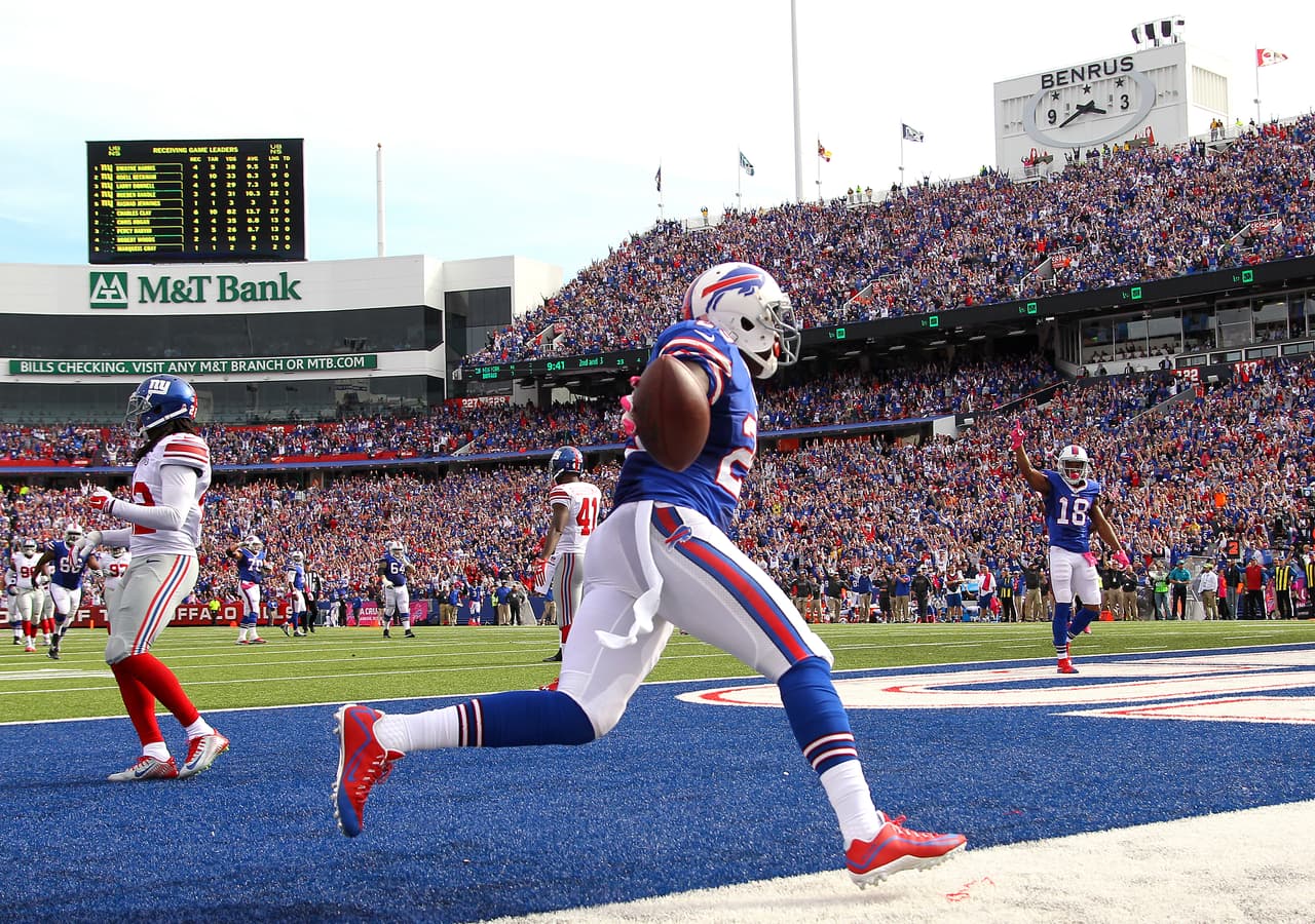 Te presentamos las mejores imágenes en el triunfo de los New York Giants por 24-10 sobre los Buffalo Bills en la semana 4 de la NFL (AP-NFL).